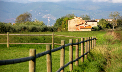 old farm house in Tuscany