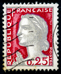 France with the image of the Marianne type Decaris