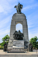 Fototapeta na wymiar Ottawa wars monument