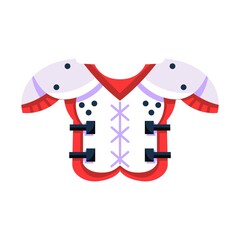 Shoulder pad and chest protector