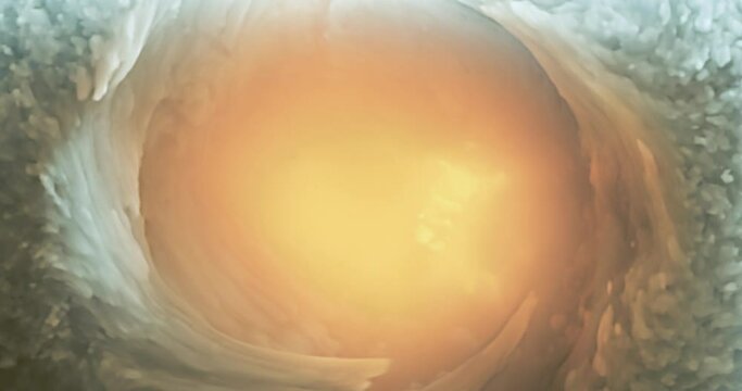 Center of the eye storm, swirling and twisting cloud formation. artistic rendition of  Jupiter great red spot. high-pressure region in the atmosphere of Jupiter. 