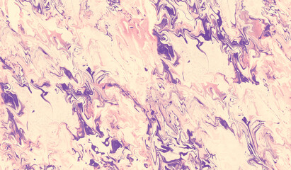 Marbled paper art background with bright and pretty colors. inkscapes made with acrylic