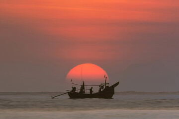 Beautiful nature landscape of Songkhla Lake