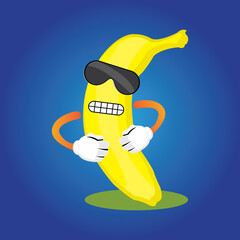 Banana fruit cartoon