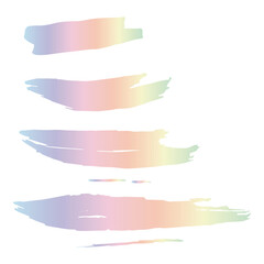 Obraz premium Colorful Brushstroke Splatter. Brushes Japanese. Ink Background. Stroke Collection. Paintbrush Handwritten. Watercolor Splatter. Grungy Handwritten. Art Isolated. Texture Splatter.