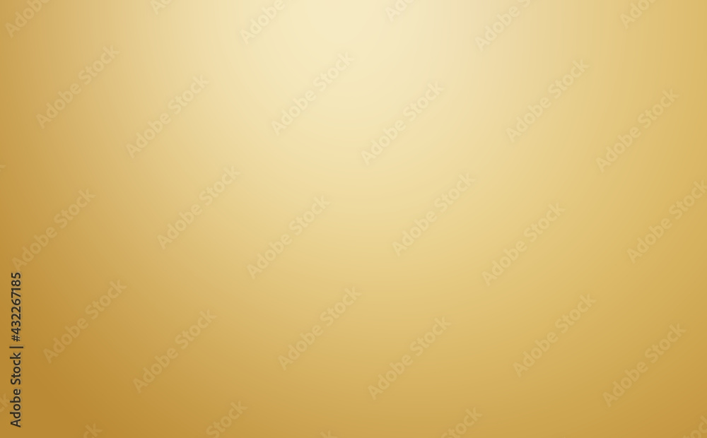 Fototapete gold gradient blurred background with soft glowing backdrop, background texture for design