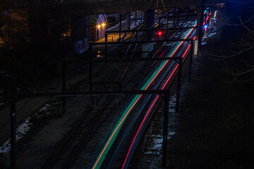 Long exposure - Train at night