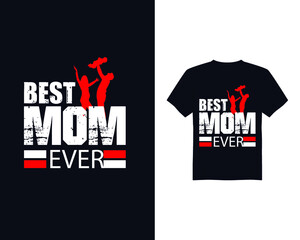Fototapeta premium Best mother's day t-shirt design