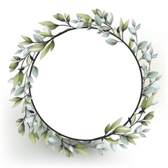 Fototapeta premium wedding decoration wreath with nature plant 