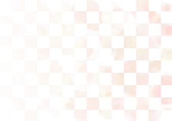 赤色の四角形が連なる水彩風イラスト