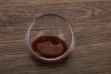 Traditional Barbicue sauce in the bowl