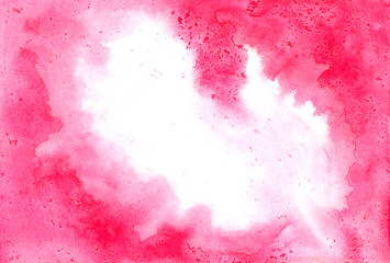pink abstract watercolor background with texture and space