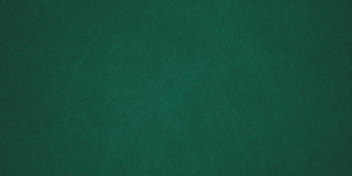 Elegant dark emerald green background with black shadow border and old vintage grunge texture design
