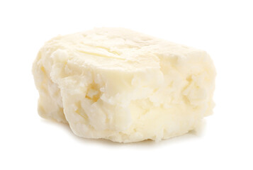 Shea butter on white background