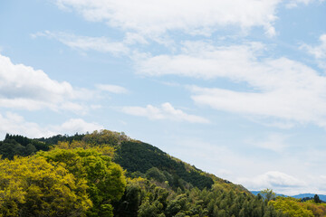 Fototapeta na wymiar 奈良県の吉野郡の景色