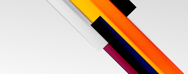 Color abstract lines trendy geometric background for business or technology presentation, internet poster or web brochure cover, wallpaper