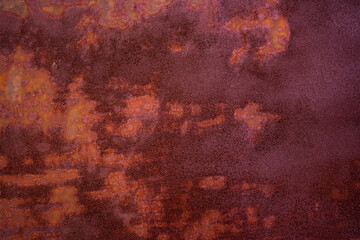 Rusty pattern corrugated metal wall texture for background. Rusted backdrop and texture material.