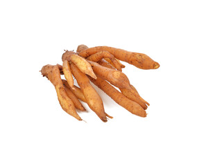 finger root isolated on white background.