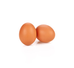 chicken egg isolated on white background