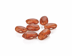 pinto beans isolated on white background