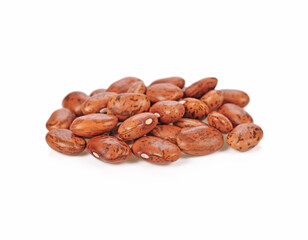 pinto beans isolated on white background