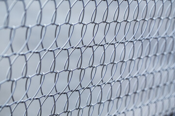 Iron fence. Metal fence for background.