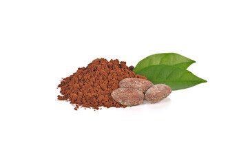 cocoa isolated on white background