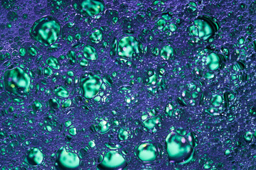 Multicolored bubbles abstract background design.