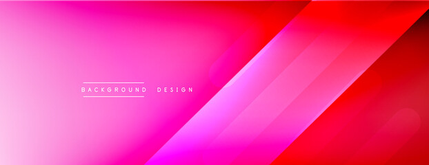 Dynamic lines abstract background. 3D shadow effects and fluid gradients. Modern overlapping forms