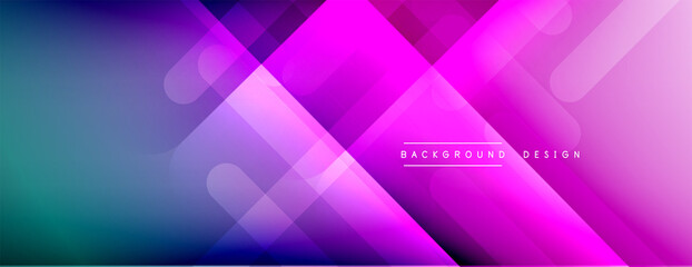 Dynamic lines abstract background. 3D shadow effects and fluid gradients. Modern overlapping forms