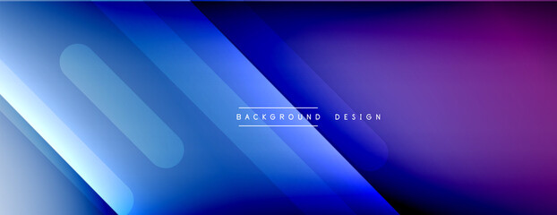 Dynamic lines abstract background. 3D shadow effects and fluid gradients. Modern overlapping forms