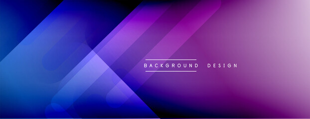 Dynamic lines abstract background. 3D shadow effects and fluid gradients. Modern overlapping forms