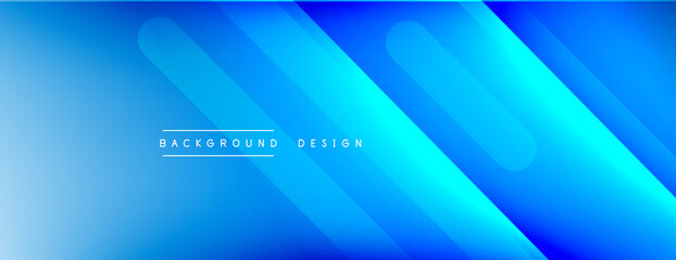 Dynamic lines abstract background. 3D shadow effects and fluid gradients. Modern overlapping forms