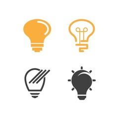 Bulb logo vector