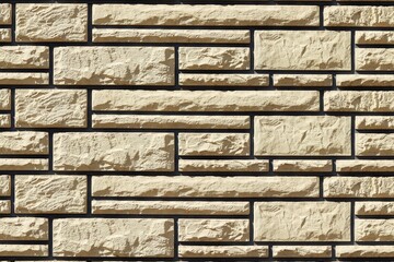 Texture imitation of natural stone using decorative tiles 