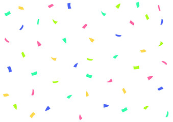 紙吹雪　かわいい　カラフル　星　背景