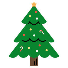 かわいいクリスマスツリー