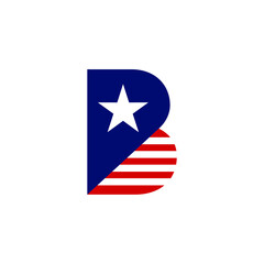 logo icon with american theme