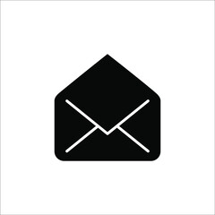 Envelope mail icon stock vector illustration on white background. Message icon. color editable eps 10