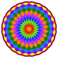 Obraz premium abstract colorful circle background