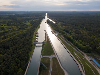 Obraz premium Oder-Havel-Canal in Brandenburg