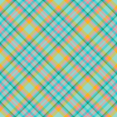Tartan scotland seamless plaid pattern vector. Retro background fabric. Vintage check color square geometric texture.