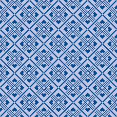 Japanese Square Diamond Vector Seamless Pattern