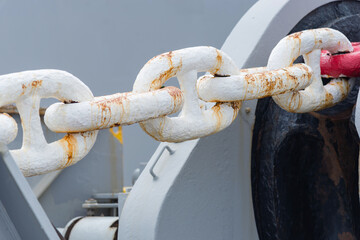 Naklejka premium Anchor chain