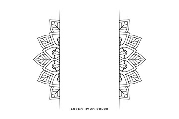 Dreamy wallpaper with mandala pattern