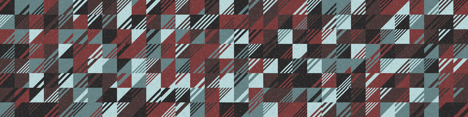 Fototapeta premium Abstract Geometric Pattern generative computational art illustration