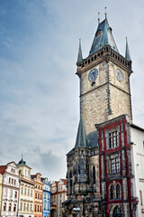 Fototapeta premium Old Prague City hall, Czech republic