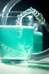 Invisible bracket aligners