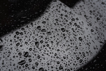 drops over car body. rainfall, wallpaper.