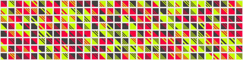 Abstract Geometric Pattern generative computational art illustration